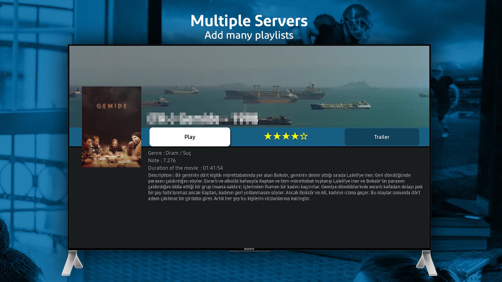 Vista rica de películas y series